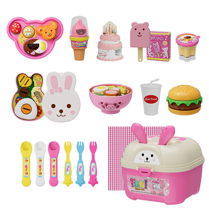 Pudding Feeding Toy Set with Storage Box